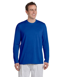 Gildan 4.5 oz. Performance Long Sleeve T-Shirt G424 | Royal - Front