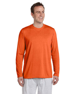 Gildan 4.5 oz. Performance Long Sleeve T-Shirt G424 | Orange - Front