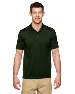 Gildan Performance Jersey Polo G448 | Marbl Forest Grn - Front