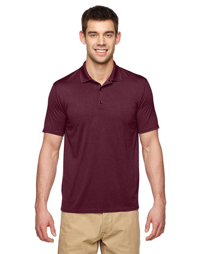 Gildan Performance Jersey Polo G448 | Marble Maroon - Front