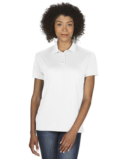 Gildan Ladies Performance Jersey Polo G448L | White - Front