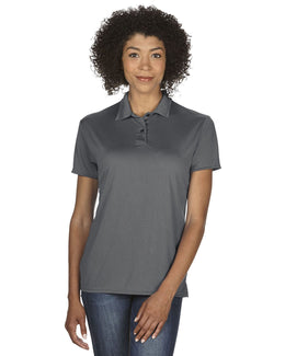 Gildan Ladies Performance Jersey Polo G448L | Marble Charcoal - Front