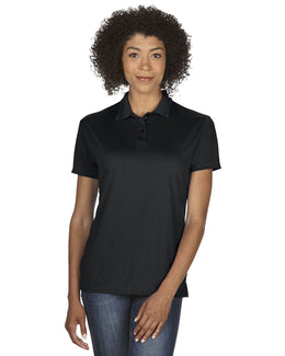 Gildan Ladies Performance Jersey Polo G448L | Black - Front