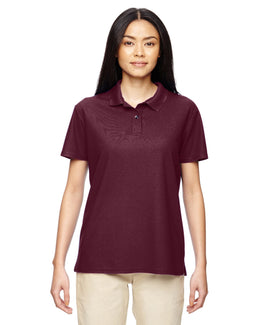 Gildan Ladies Performance Jersey Polo G448L | Marble Maroon - Front