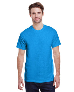 Gildan Heavy Cotton T-Shirt G500 | Heather Sapphire - Front