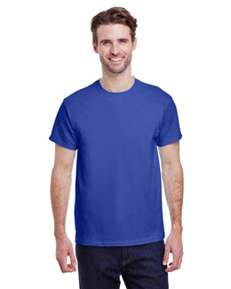 Gildan Heavy Cotton T-Shirt G500 | Neon Blue - Front
