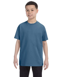 Gildan Youth Lightweight 100% Cotton T-Shirt G500B | Indigo Blue - Front