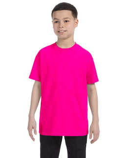 Gildan Youth Lightweight 100% Cotton T-Shirt G500B | Heliconia - Front