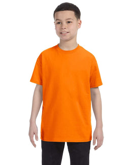 Gildan Youth Lightweight 100% Cotton T-Shirt G500B | Tennessee Orange - Front