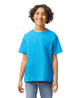 Gildan Youth Lightweight 100% Cotton T-Shirt G500B | Heather Sapphire - Front