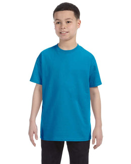 Gildan Youth Lightweight 100% Cotton T-Shirt G500B | Sapphire - Front