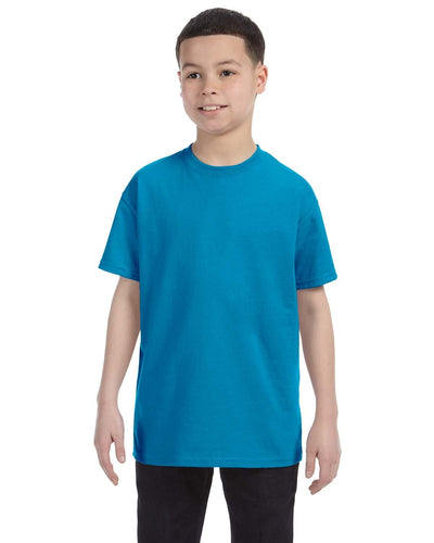 Gildan Youth Lightweight 100% Cotton T-Shirt G500B | Sapphire - Front