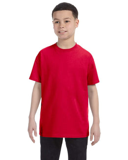 Gildan Youth Lightweight 100% Cotton T-Shirt G500B | Red - Front