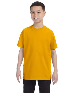 Gildan Youth Lightweight 100% Cotton T-Shirt G500B | Gold - Front