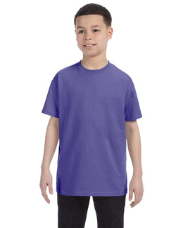Gildan Youth Lightweight 100% Cotton T-Shirt G500B | Violet - Front