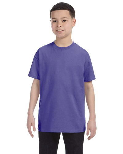 Gildan Youth Lightweight 100% Cotton T-Shirt G500B | Violet - Front