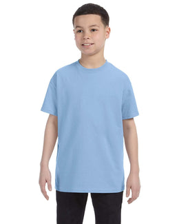 Gildan Youth Lightweight 100% Cotton T-Shirt G500B | Light Blue - Front