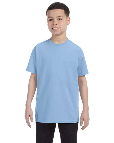 Gildan Youth Lightweight 100% Cotton T-Shirt G500B | Light Blue - Front