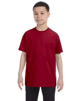 Gildan Youth Lightweight 100% Cotton T-Shirt G500B | Cardinal Red - Front