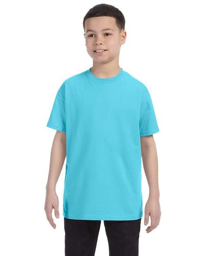 Gildan Youth Lightweight 100% Cotton T-Shirt G500B | Sky - Front