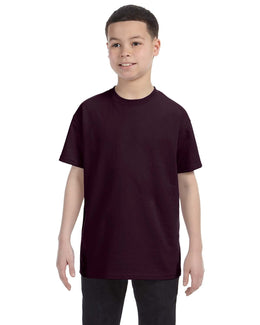 Gildan Youth Lightweight 100% Cotton T-Shirt G500B | Dark Chocolate - Front