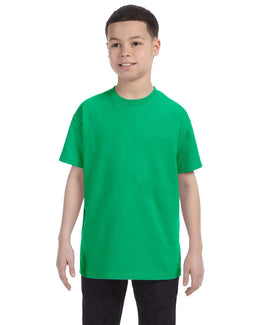 Gildan Youth Lightweight 100% Cotton T-Shirt G500B | Irish Green - Front