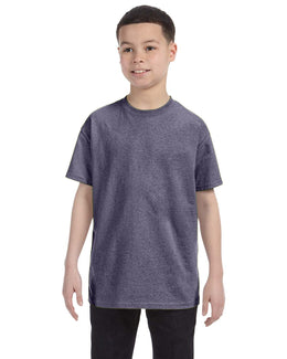 Gildan Youth Lightweight 100% Cotton T-Shirt G500B | Graphite Heather - Front