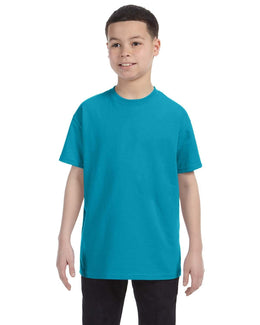 Gildan Youth Lightweight 100% Cotton T-Shirt G500B | Tropical Blue - Front