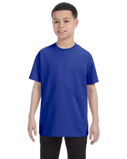 Gildan Youth Lightweight 100% Cotton T-Shirt G500B | Cobalt - Front