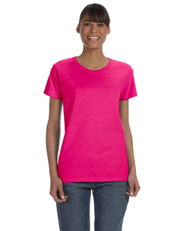 Gildan Ladies Lightweight 100% Cotton T-Shirt G500L | Heliconia - Front