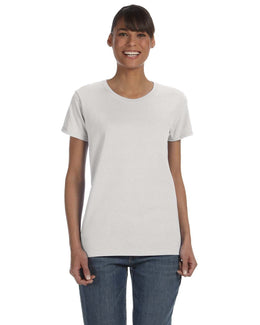 Gildan Ladies Lightweight 100% Cotton T-Shirt G500L | Ash Grey - Front