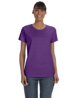 Gildan Ladies Lightweight 100% Cotton T-Shirt G500L | Purple - Front