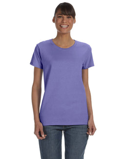 Gildan Ladies Lightweight 100% Cotton T-Shirt G500L | Violet - Front