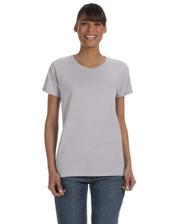 Gildan Ladies Lightweight 100% Cotton T-Shirt G500L | Sport Grey - Front