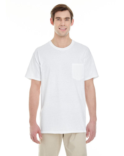 Gildan Pocket T-Shirt G530 | White - Front