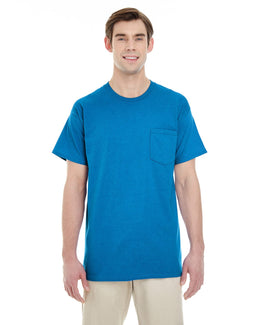 Gildan Pocket T-Shirt G530 | Sapphire - Front