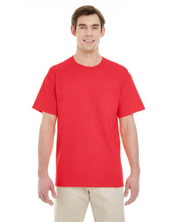 Gildan Pocket T-Shirt G530 | Red - Front