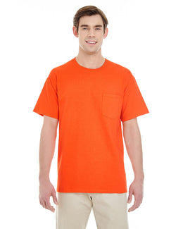 Gildan Pocket T-Shirt G530 | Orange - Front