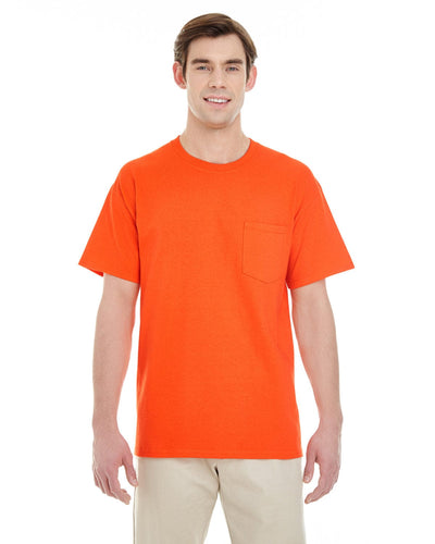 Gildan Pocket T-Shirt G530 | Orange - Front