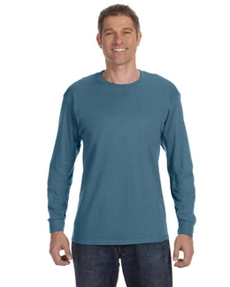 Gildan Heavy Cotton Long Sleeve T-Shirt G540 | Indigo Blue - Front