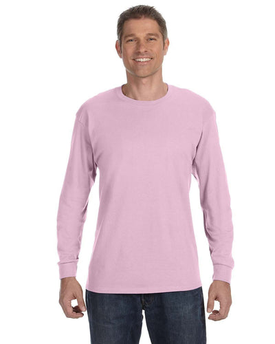 Gildan Heavy Cotton Long Sleeve T-Shirt G540 | Light Pink - Front