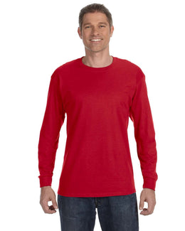 Gildan Heavy Cotton Long Sleeve T-Shirt G540 | Red - Front