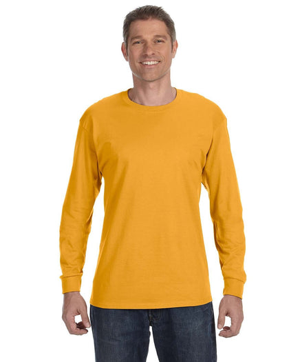 Gildan Heavy Cotton Long Sleeve T-Shirt | Gold – CheapesTees