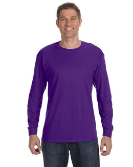 Gildan Heavy Cotton Long Sleeve T-Shirt G540 | Purple - Front