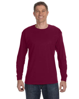 Gildan Heavy Cotton Long Sleeve T-Shirt G540 | Maroon - Front