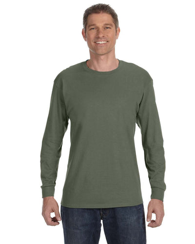 Gildan Heavy Cotton Long Sleeve T-Shirt G540 | Military Green - Front