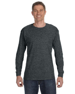 Gildan Heavy Cotton Long Sleeve T-Shirt G540 | Dark Heather - Front