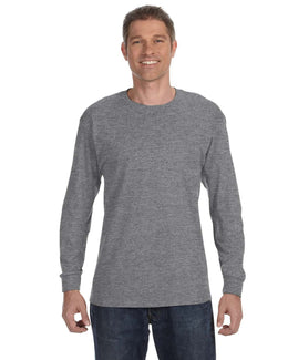 Gildan Heavy Cotton Long Sleeve T-Shirt G540 | Graphite Heather - Front