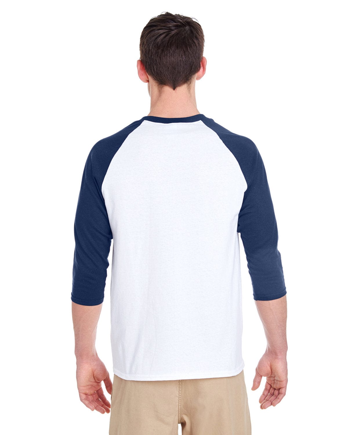 Gildan Heavy Cotton 3 4 Raglan Sleeve T Shirt CheapesTees