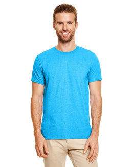 Gildan SoftStyle T-Shirt G640 | Heather Sapphire - Front